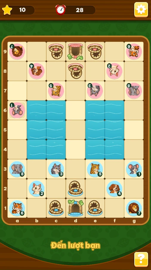 Cờ Thú · Jungle Chess — actual demo screenshot